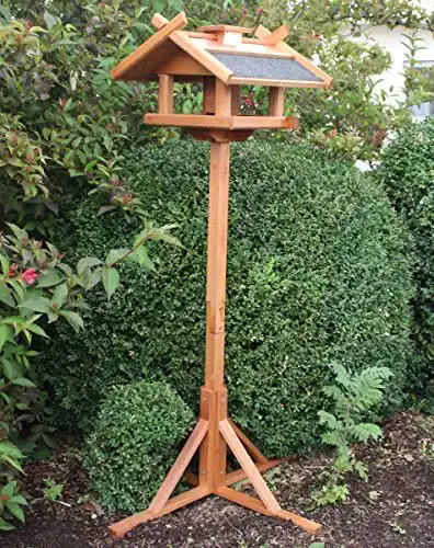 Vogelhaus mit Ständer Multistore 2002 Kupferdach Futtersilo