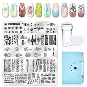 Nageldesign-Set MEET ACROSS Nails Art Stamping Set