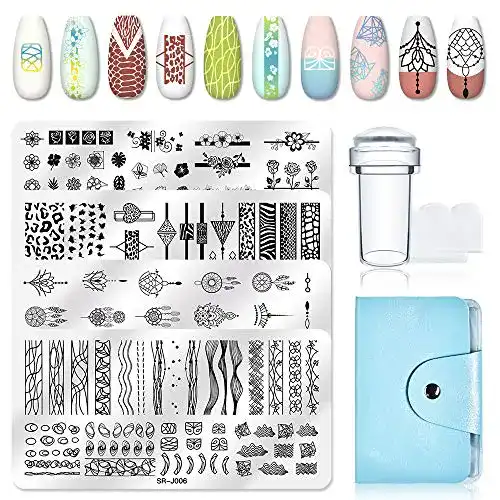 Nageldesign-Set MEET ACROSS Nails Art Stamping Set
