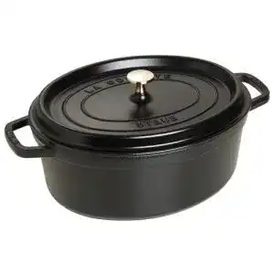 Staub-Bräter STAUB Gusseisen Bräter/Cocotte, oval 33 cm, 6,7 L