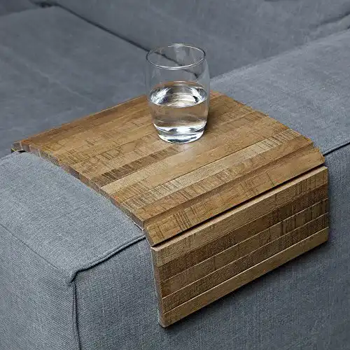 Sofatablett WOOOD Ablage Eiche Antik in Größe 44 x 24cm