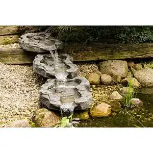 Bachlauf Köhko 3-teiliger Mulde-Mündung Wasserfall