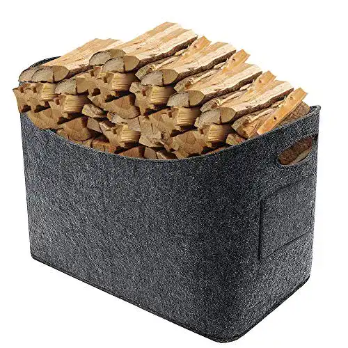 Holzkorb EXTSUD Filztasche Große Kamin Filz Kaminholztasche