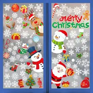 Fensterbilder ZEWETO Weihnachten Selbstklebend, PVC