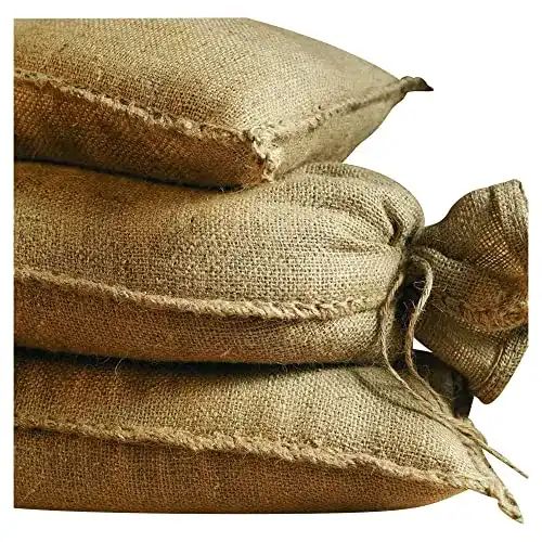 Sandsack NOOR Sandsäcke Jute 20kg, 30 x 60 cm, 10er Pack