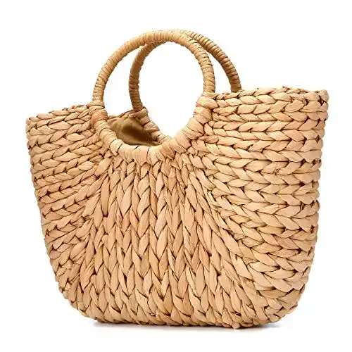 Korbtaschen JOSEKO Sommer Strand Tasche, Stroh