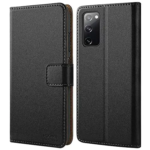 Samsung-Galaxy-S20-FE-Hülle HOOMIL, Premium Leder Flip Case