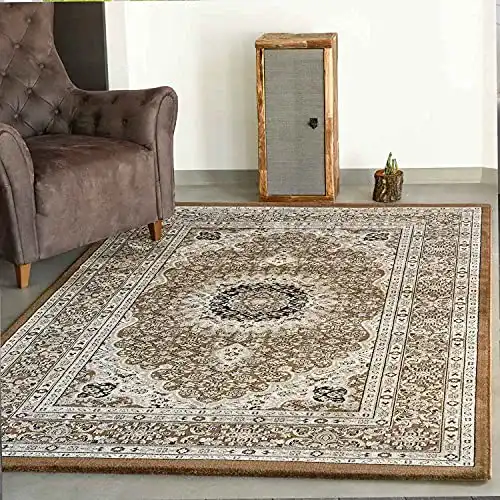 Orientteppich VIMODA, Ornament Bordüre, 200 x 290 cm
