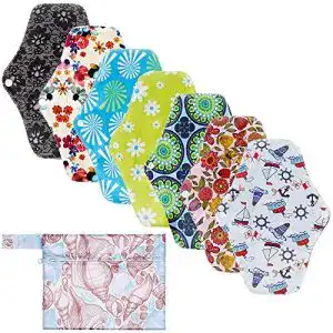 Slipeinlagen Rovtop 7 Stück 25cm Waschbar Bambusfaser