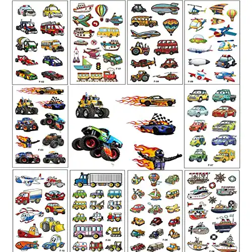 Kindertattoos BOYATONG 20 Sheet Tattoo Jungen/Kinder/Mädchen
