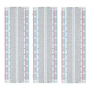Breadboard ELEGOO 3er 830 Pin Solderless Prototype PCB Board