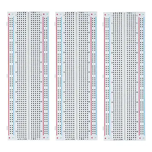 Breadboard ELEGOO 3er 830 Pin Solderless Prototype PCB Board