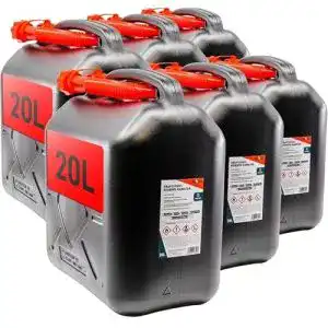 Benzinkanister 20 l Kunststoff KOVA 6x 20L Schwarz