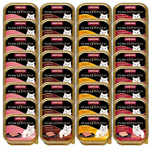 Die beste Animonda-Katzenfutter animonda Vom Feinsten Adult, 32 x 100 g 2026 Test Bestseller Animonda-Katzenfutter animonda Vom Feinsten Adult, 32 x 100 g