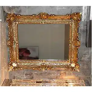 Ganzkörperspiegel Lnxp Wandspiegel, Gold 56×46 cm Renaissance