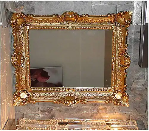 Ganzkörperspiegel Lnxp Wandspiegel, Gold 56×46 cm Renaissance
