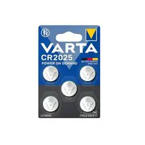 Varta-Batterie Varta Batterien Knopfzellen CR2025, Lithium Coin