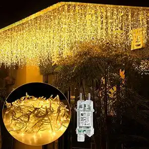 Lichterkette Eisregen (außen) UISEBRT LED 10m, 400 LEDs