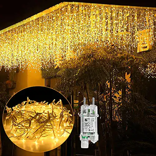 Lichterkette Eisregen (außen) UISEBRT LED 10m, 400 LEDs