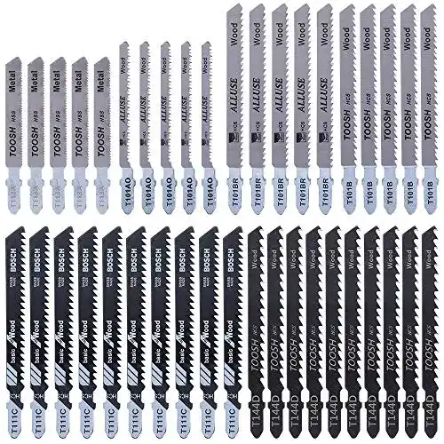 Stichsägeblätter (Metall) Keyohome T-förmige Stichsägeblätter-Set