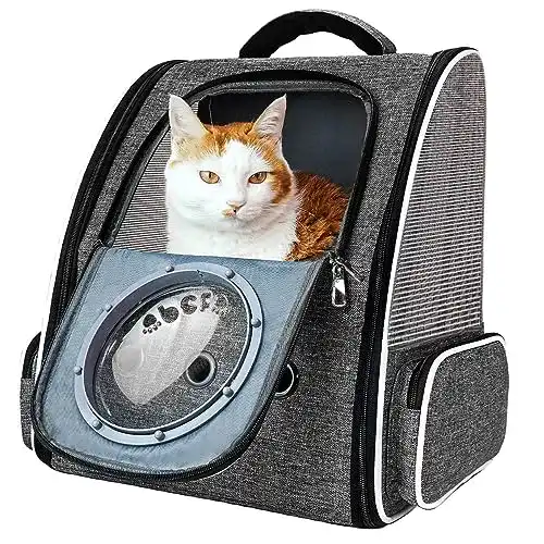 Katzenrucksack PENCCOR Haustier Transportrucksack, grau