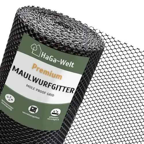 Maulwurfgitter HaGa ® 1m x 50m Maulwurfbekämpfung