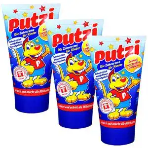Kinderzahnpasta PUTZI 3er Pack Die Zahncreme Kinder (3 x 50 ml)