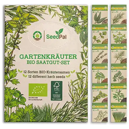 Bio-Saatgut SeedPal BIO Kräuter Samen Set