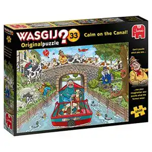 Wasgij-Puzzle Jumbo Puzzles Wasgij Original 33 Ruhe am Kanal