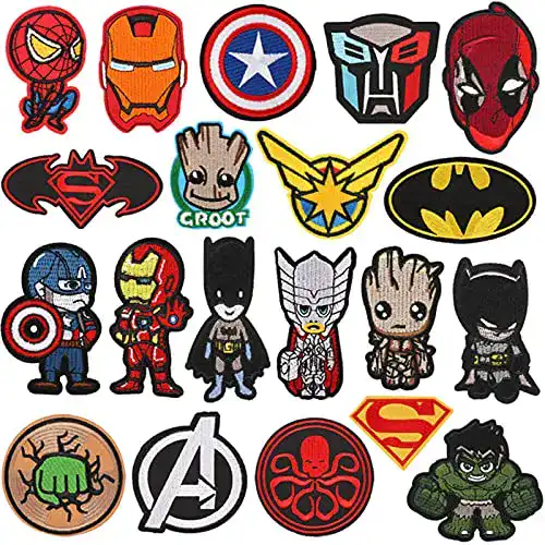 Patches NAMIS 20 Pieces Zum Aufbügeln Jean Patch Sticker