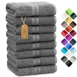Handtücher NatureMark, 100% Baumwolle 8X Frottier, 50 x 100cm