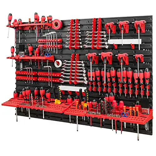 Werkzeugwand PAFEN -1152 x 780 mm – Set 58 Werkzeughaltern