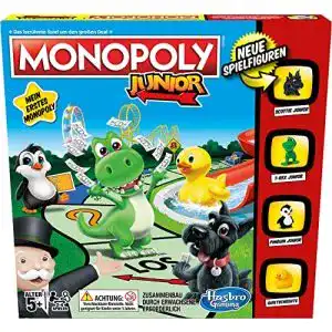 Monopoly Hasbro Junior, der Klassiker der Brettspiele für Kinder