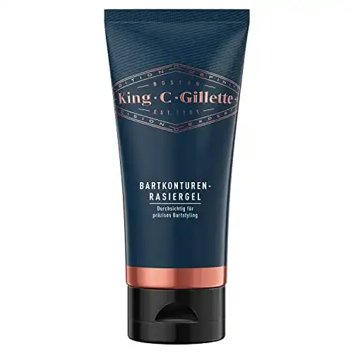Gillette-Rasiergel King C. Gillette, mit weißem Tee und Arganöl