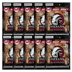 Beef Jerky Indiana Jerky Beef Original, High Protein 10 x 25g