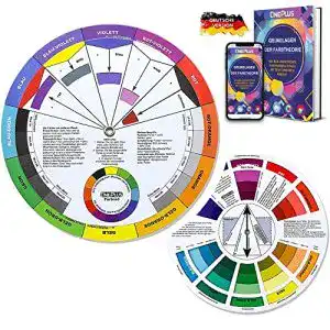 Farbkreis ONE+PLUS, 2 Stück, Color Wheel, Farbmischrad
