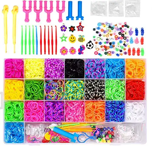 Die beste Loom-Bänder Wuudi Gummi Loom Bänds DIY Webstuhl Band Box 2026 Test Bestseller Loom-Bänder Wuudi Gummi Loom Bänds DIY Webstuhl Band Box