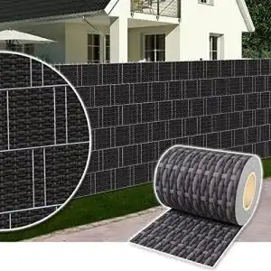 Sichtschutzstreifen Dazone ® PVC Blickdicht 30x Befestigungsclips