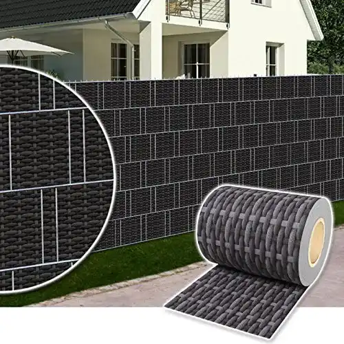 Sichtschutzstreifen Dazone ® PVC Blickdicht 30x Befestigungsclips