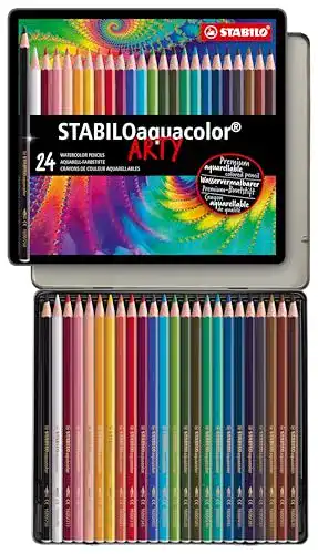 Die beste Aquarellstifte STABILO Aquarell-Buntstift aquacolor 24er Metalletui 2026 Test Bestseller Aquarellstifte STABILO Aquarell-Buntstift aquacolor 24er Metalletui