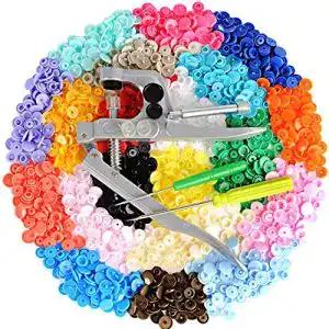 Druckknöpfe LIHAO SNAPS Zange mit 300 Set T5