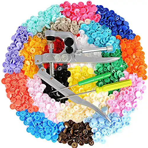 Druckknöpfe LIHAO SNAPS Zange mit 300 Set T5