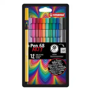 Stift STABILO Premium-Filz, Pen 68, ARTY, 12er Pack