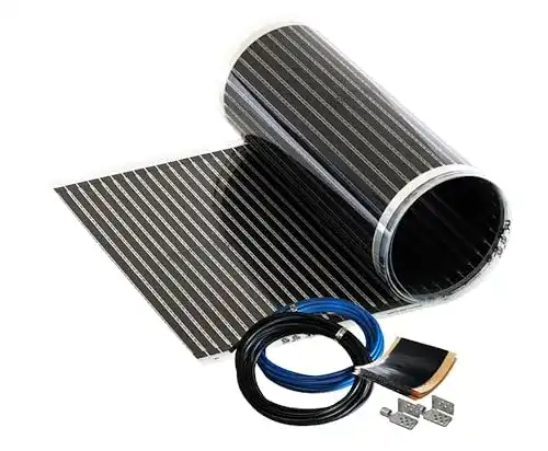 Infrarot-Heizfolie Calorique Infrarot Heizfolie 50 cm Set 150 W/m²