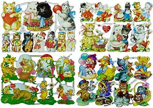 Glanzbilder Glanzbilder Katzen Motiv Set