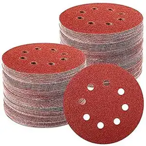 Schleifscheiben 125 mm TWSTYFAL 100 Stück Schleifpapier