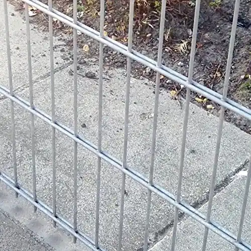 Doppelstabmattenzaun Doppelstab-Mattenzaun Komplett-Set