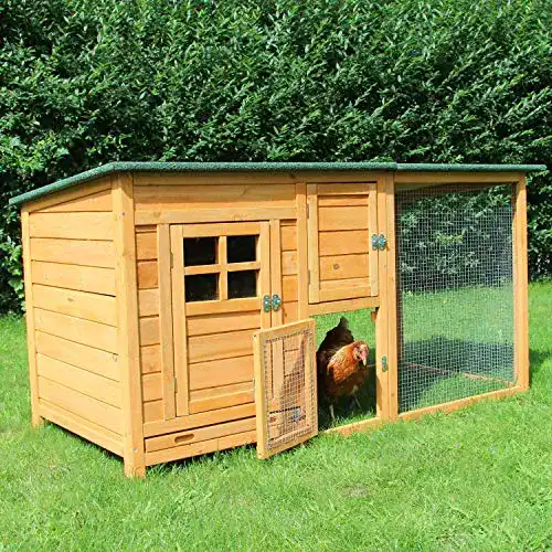 Hühnerstall zoo-xxl Hühnerhaus Küken mit Freilauf für draußen
