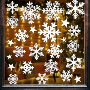 Fensterbilder Alintor 348 Weihnachten, Weihnachtsdeko Fenster