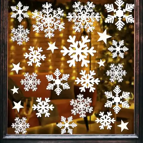 Fensterbilder Alintor 348 Weihnachten, Weihnachtsdeko Fenster